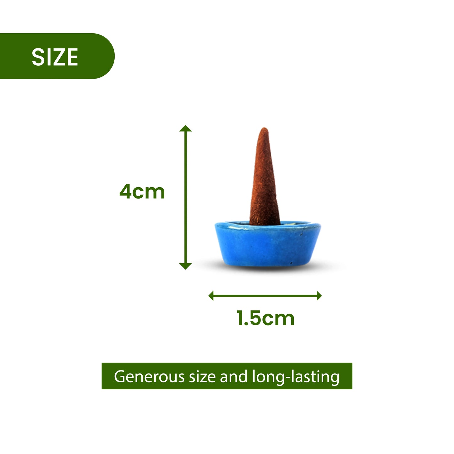 Bhagvan Tulsi Organic Dhoop Cone - Bhagvan
