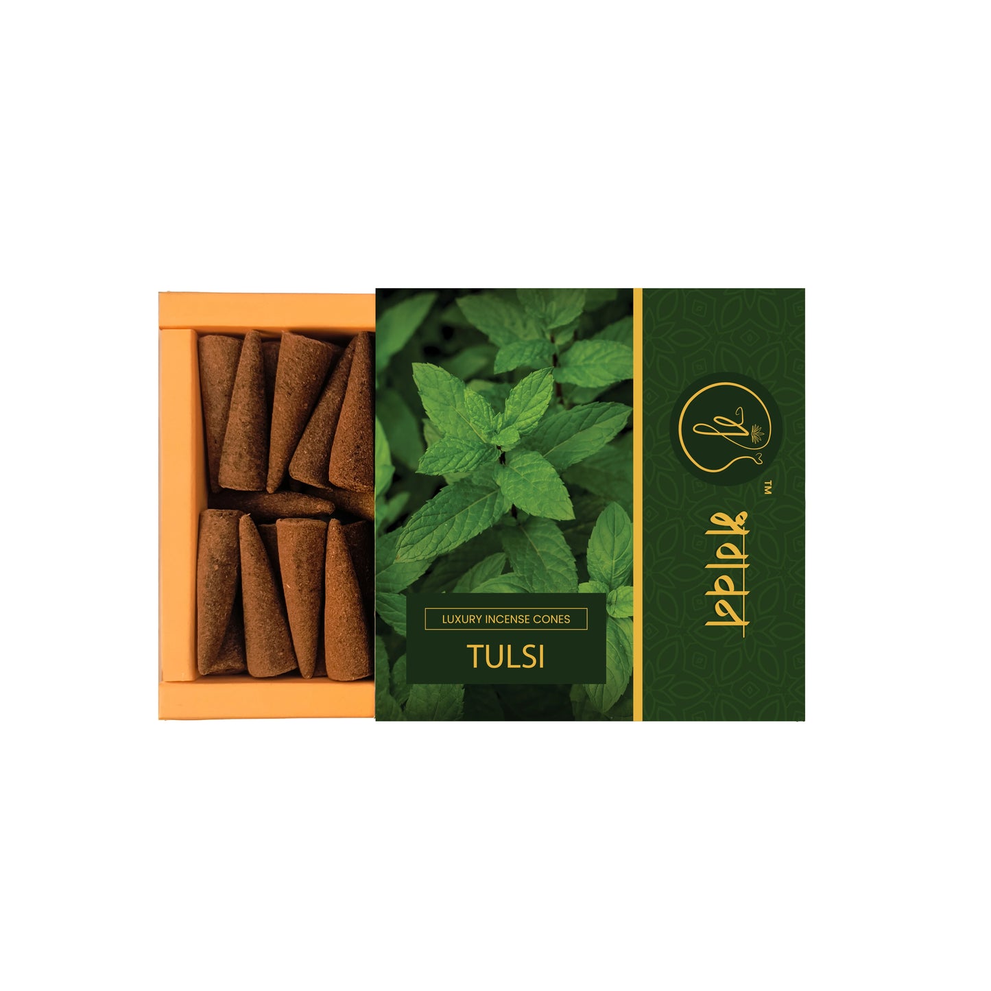 Bhagvan Tulsi Organic Dhoop Cone - Bhagvan