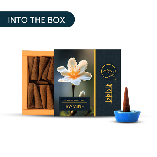 Bhagvan Jasmine Organic Dhoop Cone - Bhagvan