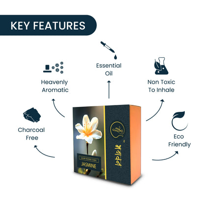 Bhagvan Jasmine Organic Dhoop Cone - Bhagvan