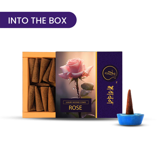 Bhagvan Rose Organic Dhoop Cone - Bhagvan